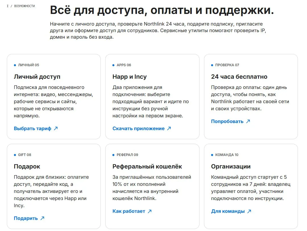 Обновлённый сайт Northlink: новый дизайн и функции — фото 2